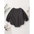 thumbnail image 3 of Faithtur Bébé Filles Garçons Romper Couleur Unie Manches Longues Col Rond Combinaisons Automne Hiver Casual Bodys, 3 of 8