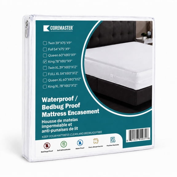 Coremaster Waterproof Mattress Protector Bed Bug Cover Full