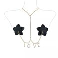 thumbnail image 4 of HOOUN Cache-Tétons pour Femmes, Autocollants Chaîne de Mamelon avec Collier Ras du Cou, 4 of 5