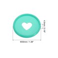 thumbnail image 2 of Unique Bargains Disques de Reliure en Plastique, Verts, Lot de 22, 2 of 6