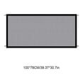 thumbnail image 4 of ZLight Clôture en Maille pour Animaux de Compagnie Rétractable Réglable Filet de Porte Barrière Cuisine Salle de Bain Chambre Garde de Portail Extérieur Sans Perçage Collante 100x78CM, 4 of 6