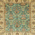thumbnail image 1 of Ahgly Company Indoor Square Abstract Avocado Green Oriental Area Rugs, 3' Square, 1 of 6