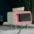 thumbnail image 4 of ziyahi TV Shaped Mobile Phone Stand Tissue Box, with 4 Supportive Sticks Pink, 4 of 8