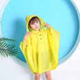 thumbnail image 3 of Kids Rain Poncho Hooded Jacket Rain Coat, 3 of 9