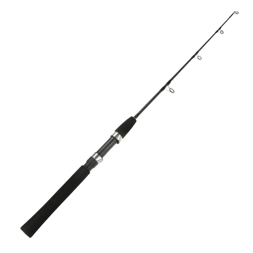 Yeacher 1m/0.8m 2 Sections Solid Fishing Rod Ice Fishing Rod Boat Rod Pole Fishing Tackle Fishing Accessory