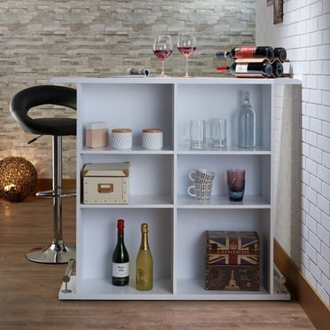 ACME Kite Bar Table in White High Gloss