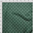 thumbnail image 4 of oneOone Velvet Dark Green Fabric Asian Block Craft Projects Decor Fabric Printed By The Yard 58 Inch Wide, 4 of 4