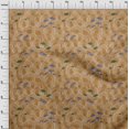 thumbnail image 4 of oneOone Rayonne Brun Tissu Mer Matière de Robe Tissu Imprimé Tissu au Mètre 56 Pouces de Large, 4 of 4