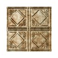 thumbnail image 1 of Fasade Easy Installation Traditional 4 Bermuda Bronze Glue Up Ceiling Tile/ Ceiling Panel (12" X 12" Sample), 1 of 3