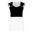 thumbnail image 4 of Birdeem Camisole Sans Manches Unie pour Femmes T-Shirt Ample Débardeur, 4 of 12