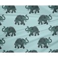 thumbnail image 4 of oneOone Polyester Lycra Fabric Elephant Block Fabric Prints By Yard 56 Inch Wide, 4 of 4