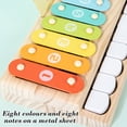 thumbnail image 5 of Fesfesfes Colorful Electronic Keyboard Touch Screen Music Box Educational Early Learning Kids Musical Instrument Piano Box Toy, 5 of 5