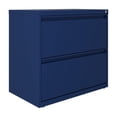 thumbnail image 1 of Hirsh 30 inch W 2 Drawer Metal Lateral 101 File Cabinet Navy, 1 of 6