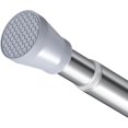thumbnail image 1 of ZipGlo Shower Curtain Rod Silver Tension Curtain Rod 45 to 76 Inch Spring Curtain Rod Shower rod Non Slip Curtain Rod No Drill Adjustable Curtain Rod for Bathroom Window Closet Kitchen, 1 of 6
