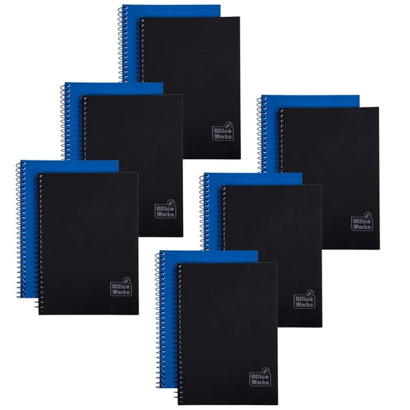 Office Works 160-Page Spiral 2 Subject Notebook Set