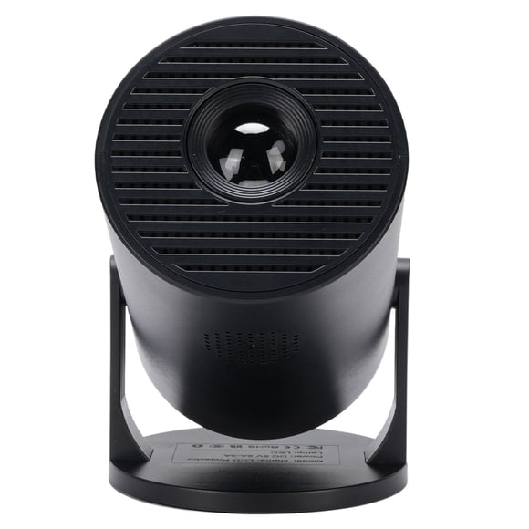 Small Projector, 1080P Auto Correction Home Theater Projector for Bedroom for Outdoor Black,White