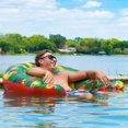 thumbnail image 3 of Margaritaville Pool Floats Sit & Sip Hammock Inflatable Water Chair, Red, 3 of 4