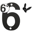 thumbnail image 1 of Dvruxg Metal Door Numbers, Home Address Numbers, Metal Outdoor Mailbox Number, Address Letters, Modern Metal Numbers Letters for Homes, Apartments, Hotels, Garages, Farms (3.5 Inches), 1 of 3