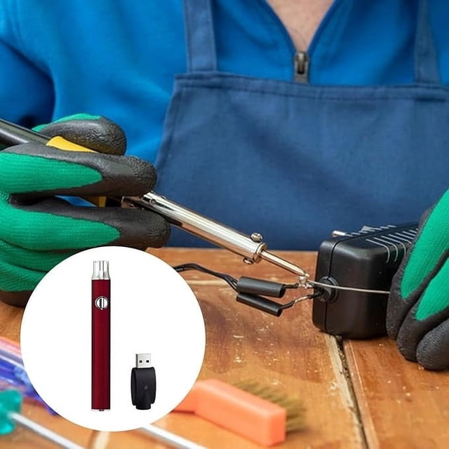 Birdeem Soldering Iron Kit, Cart Battery Pen, Thread Soldering Iron Kits 3 Gear Adjustable Voltages 650Mah Battery Cart Pen with Usb Adapter Welding Tool Kits, Tool Kit for Home, Electronics Tool Kit