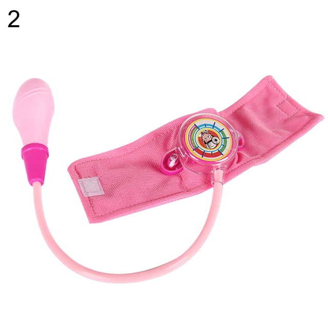 Simulated Blood Pressure Cuff Monitor Doctor Pretend Play Kids Education Toy
