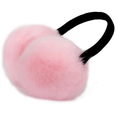 Cache-oreilles d'Hiver Duveteux Doux et Chauds Cache-Oreilles d'Hiver par Temps Froid Chauffe-Oreilles Extérieur Couvre-Oreilles pour Femmes Filles