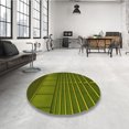thumbnail image 4 of Ahgly Tapis Rectangulaire Lavable en Machine Intérieur Transitionnel Jaune Foncé Vert, 7 Pieds x 9 Pieds, 4 of 7