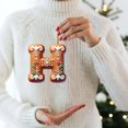 thumbnail image 3 of 26 Alphabet Ornaments For Christmas Tree Candy Cane Initial Letter M Pendant With Berries Pattern Mini Hanging Decorations For Party DIY Holiday Kitchen Towels Acrylic Snowflake Beads Easter, 3 of 3