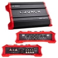 thumbnail image 1 of Crunch 1500W Adjustable 12dB Ground Pounder Car Amplifier, GP-1500.4, Black, 1 of 3