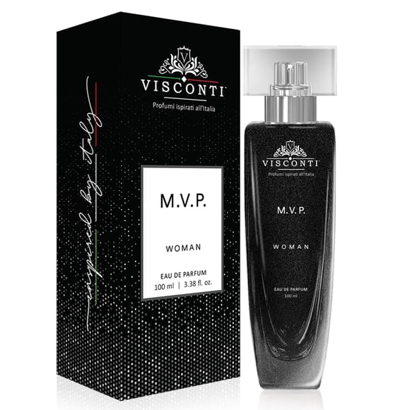 Visconti M. V. P. Eau De Parfum For Women 100ml, 3.4 Fl.oz. | Anti Stain Premium Luxury Perfume For Daily & Office - With Bergamot, Cedar Patchouli & Vetiver Notes | Long Lasting Perfume For Girls