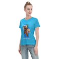 thumbnail image 4 of T-Shirt Basique à Manches Courtes pour Femmes Super Saiyan, 4 of 6