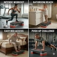 thumbnail image 3 of Dr. Health (TM) Adjustable Aerobic Stepper Step Exercise Trainer Workout Fitness Yoga Risers, 3 of 7