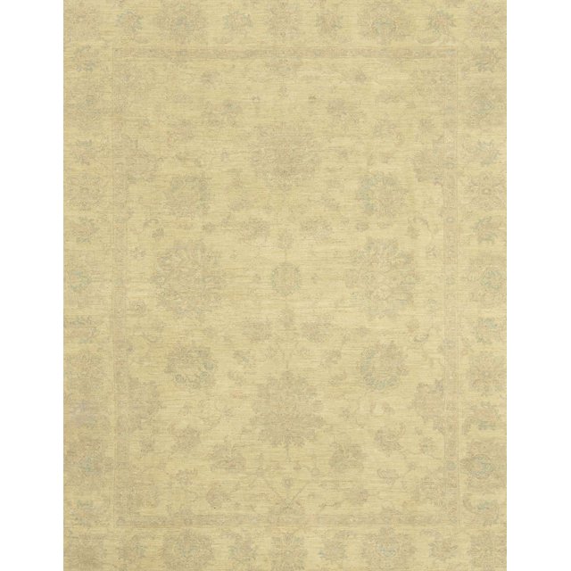 Ahgly Company Indoor Rectangle Abstract Mustard Yellow Oriental Area Rugs, 2' x 5'