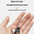 thumbnail image 4 of Guardoinrt Mini lent Fixed Steel Top For Cart Soft These 0.5-inch Rubber Rolling Castor Of For Furniture Solutions Durable Moving With Fixed, 4 of 6
