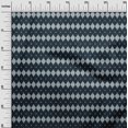 thumbnail image 2 of oneOone Viscose Jersey Fabric Argyle Style Ikat Print Sewing Fabric BTY 60 Inch Wide, 2 of 5