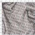 thumbnail image 4 of Soimoi polyester Crepe Fabric Floral Love Text Printed Fabric 1 Yard 52 Inch Wide, 4 of 5
