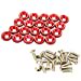thumbnail image 3 of JDMSPEED 20 Pcs Kit de Déguisement pour Garde-Boue en Aluminium Rouge CNC, 3 of 10