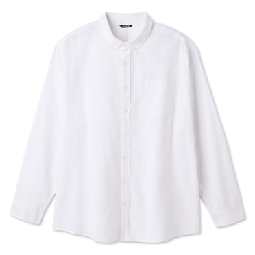 Chemise à col boutonné et manches longues George Plus pour hommes