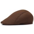 thumbnail image 1 of LinYooLi Net Eye Parent -Child Beret Hat Summer Breath Mushi Hat Pure Color Fashion Various Outdoor Casual Hat, 1 of 9