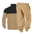 thumbnail image 3 of Mens Long Sleeve, Casual Tracksuit with Hood and Elastic Waist, 3 of 8