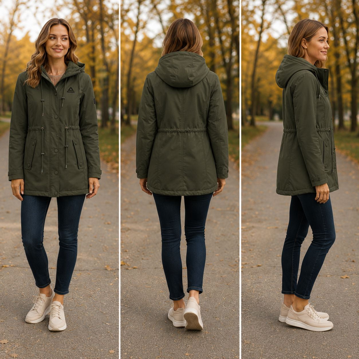 Reebok Women's Long Softshell Rain Jacket