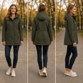 thumbnail image 4 of Reebok Women's Long Softshell Rain Jacket, Sizes XS-XXL, 4 of 5