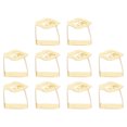 thumbnail image 2 of 10 Pcs Pinces à Nappe Style Feuille Multifonctionnelles Antidérapantes Durables en Acier Inoxydable pour Café Restaurant, 2 of 8
