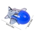 thumbnail image 3 of Transparent Pencil Sharpener, Mini Airplane Single Hole Pencil Sharpener, Portable Manual Sharpener for School Classroom Rewards, Graduation Prizes, Home Office Stationery Supplies, 3 of 9