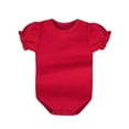 thumbnail image 1 of Baby Girl Summer Dress Short Sleeve Romper Off Shoulder 95% Polyester 5% Spandex, 1 of 7