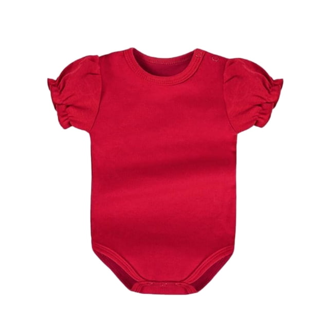 Baby Girl Summer Dress Short Sleeve Romper Off Shoulder 95% Polyester 5% Spandex