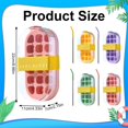 thumbnail image 3 of Ice Cube Tray & Tray with Lid Silicone with Storage Box Leak Proof Portable Ice Maker for Freezer Includes Stainless & Cleaning Brush, 3 of 4