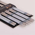 thumbnail image 1 of JMYHOAM Kitchen Gadgets Stainless Steel Chopsticks Reusable Multicolor Lightweight 304 Metal Chopsticks Dishwasher Safe - 1 Pairs Home and Kitchen, 1 of 7