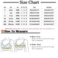 thumbnail image 2 of Comfortable Bra - Women's Non Steel Ring Style Printed Gathered Middle Button Breathable Underwear Daily Bra - Yellow, 2 of 6