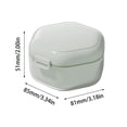 thumbnail image 3 of EGNMCR Closet Organizers and Storage, Bathroom Organizers and Storage Orthodontic Braces Case Invisible Braces Retainer Storage Box Portable Box Denture Storage Cleaning Box a storage, 3 of 9