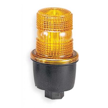Federal Signal Low Profile Warning Light, Strobe, Amber